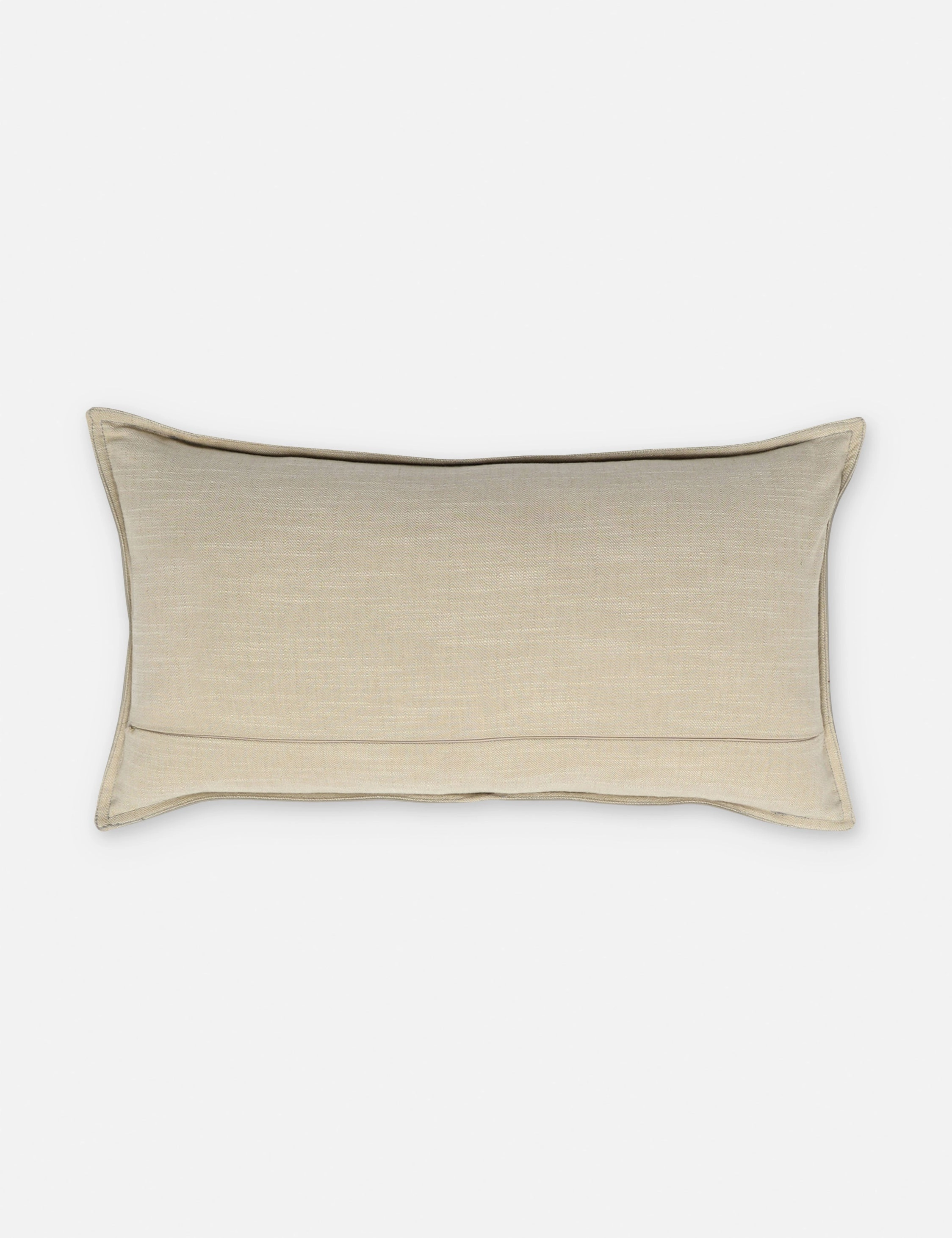 Sabrea Leather Lumbar Pillow