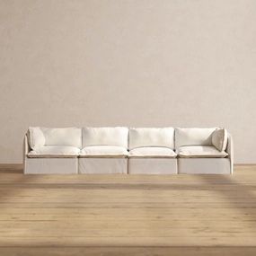 Slipcover Only - Modular Performance 4-Seater | Knit Boucle in Mousse