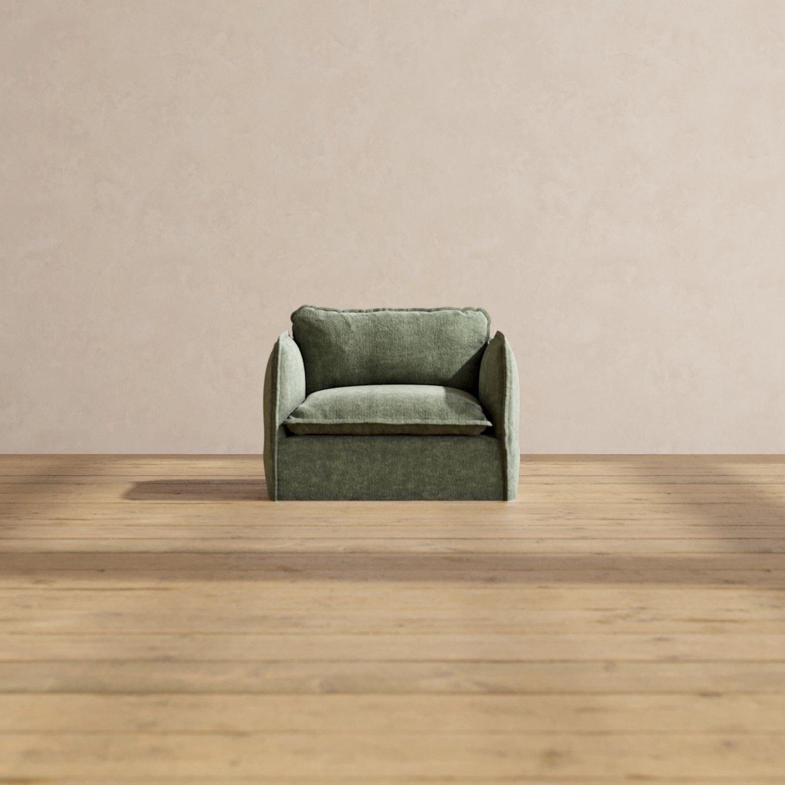 Slipcover Only - Modular Performance Armchair | Heirloom Velvet in Willow
