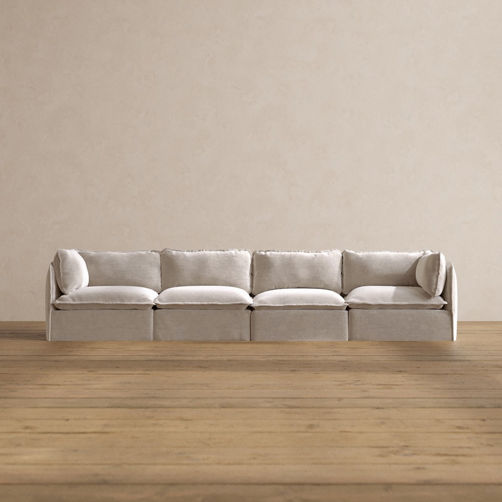 Slipcover Only - Modular Washable 4-Seater in Mist