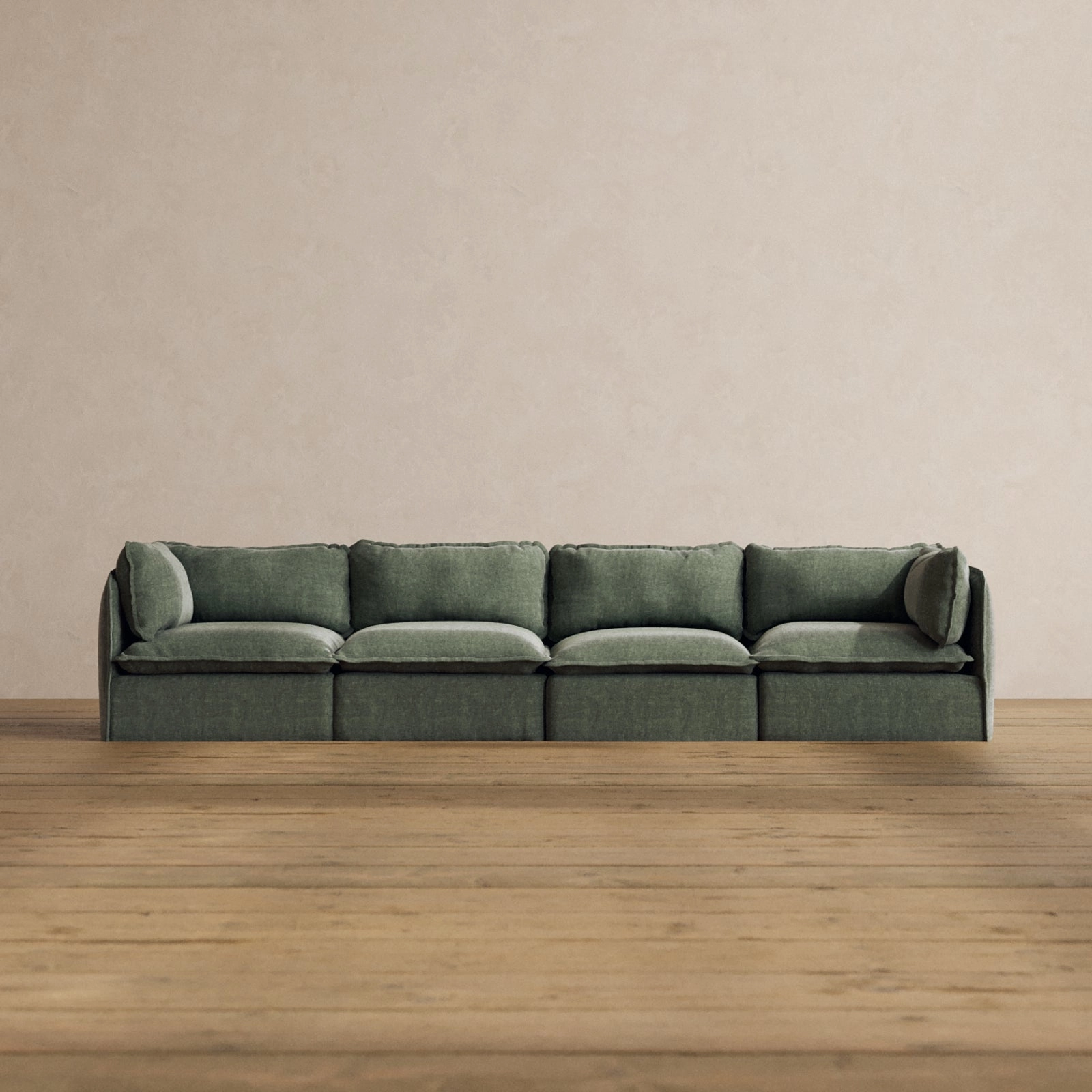 Slipcover Only - Modular Washable 4-Seater in Willow