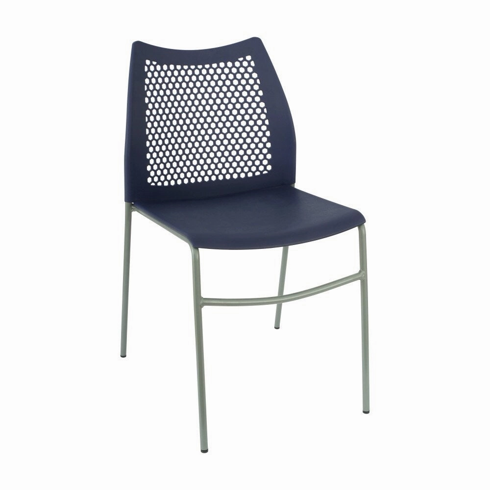Stackable Chair with Vented Back and Waterfall Seat - 17.75W x 21.5D x 32H
