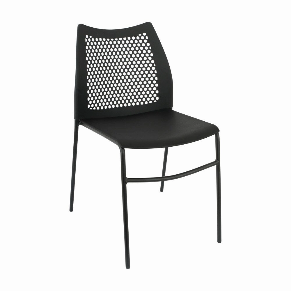 Stackable Chair with Vented Back and Waterfall Seat - 17.75W x 21.5D x 32H