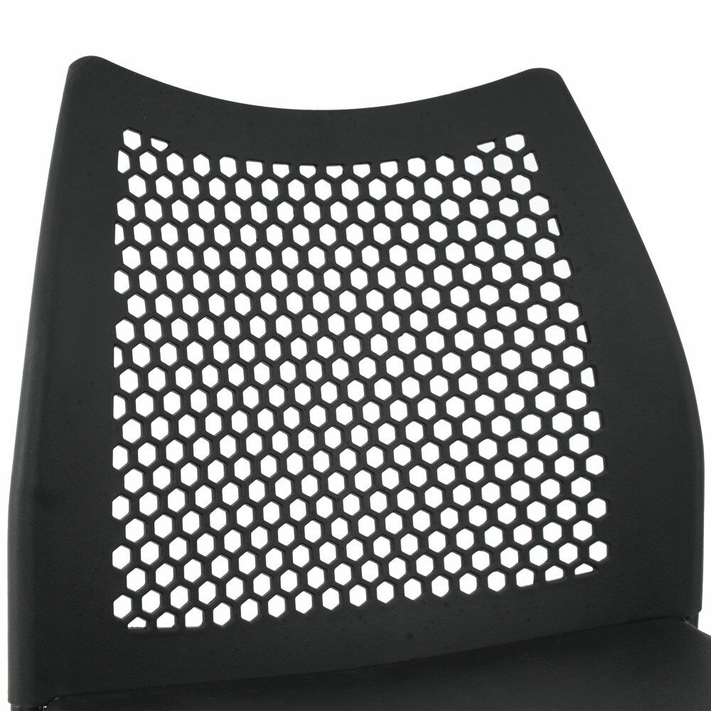 Stackable Chair with Vented Back and Waterfall Seat - 17.75W x 21.5D x 32H