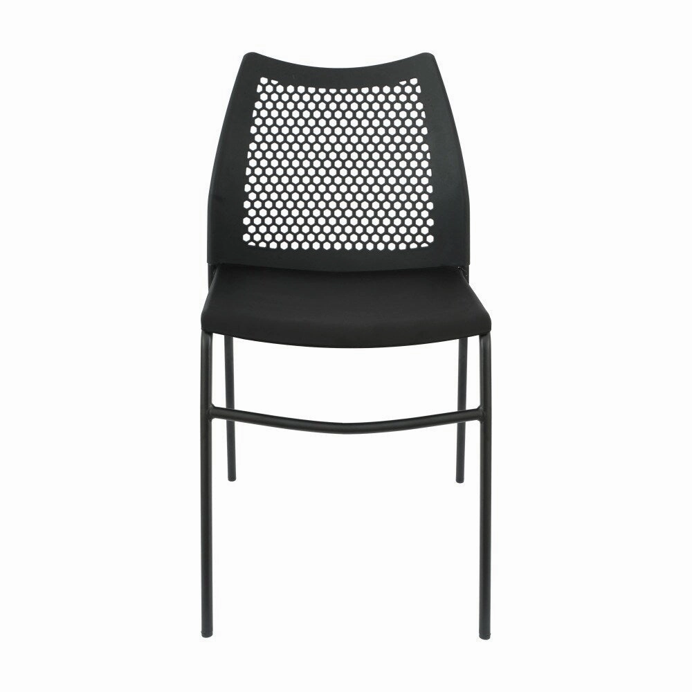 Stackable Chair with Vented Back and Waterfall Seat - 17.75W x 21.5D x 32H