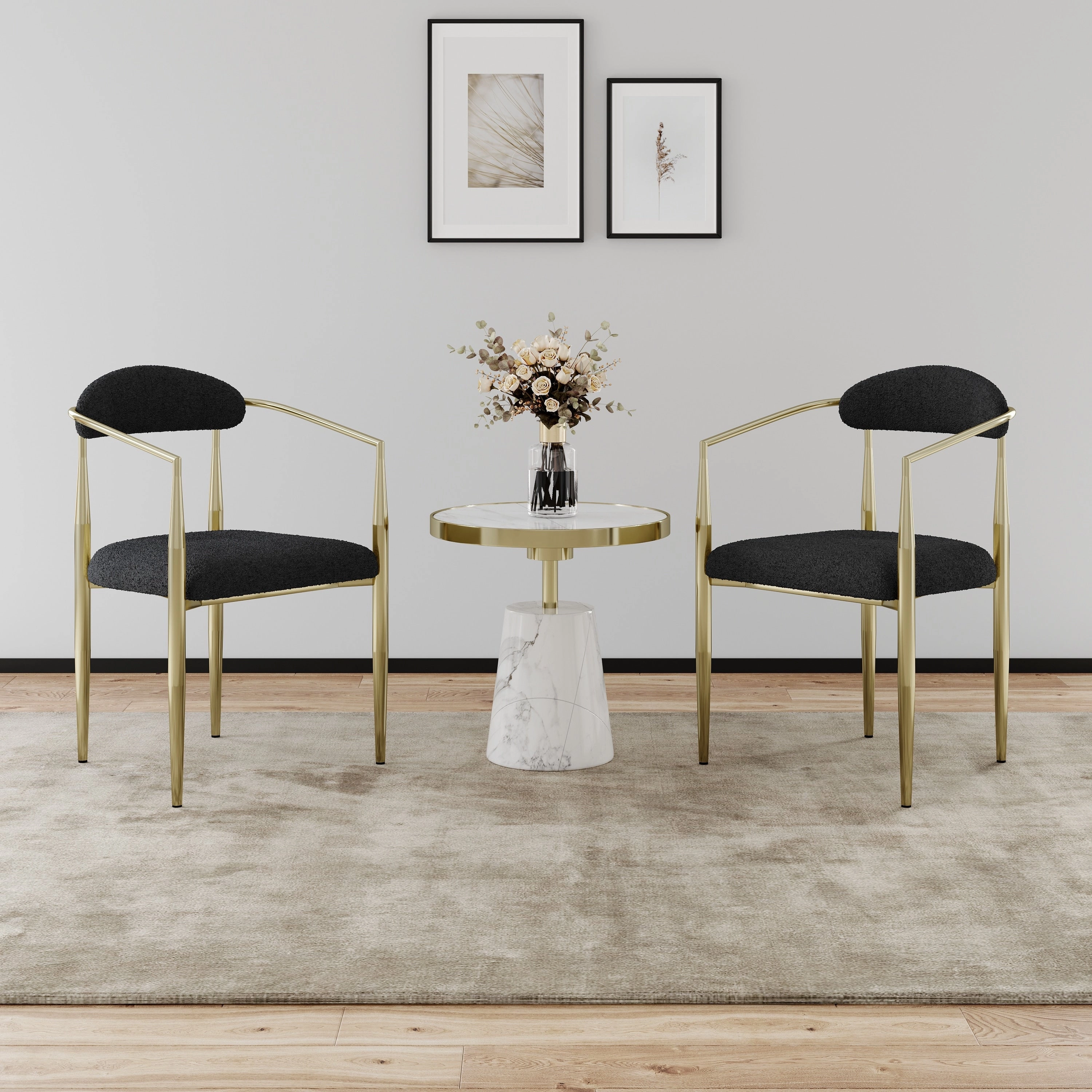 Stylish and Comfortable Dining Chairs with Elegant Design and Durable Construction