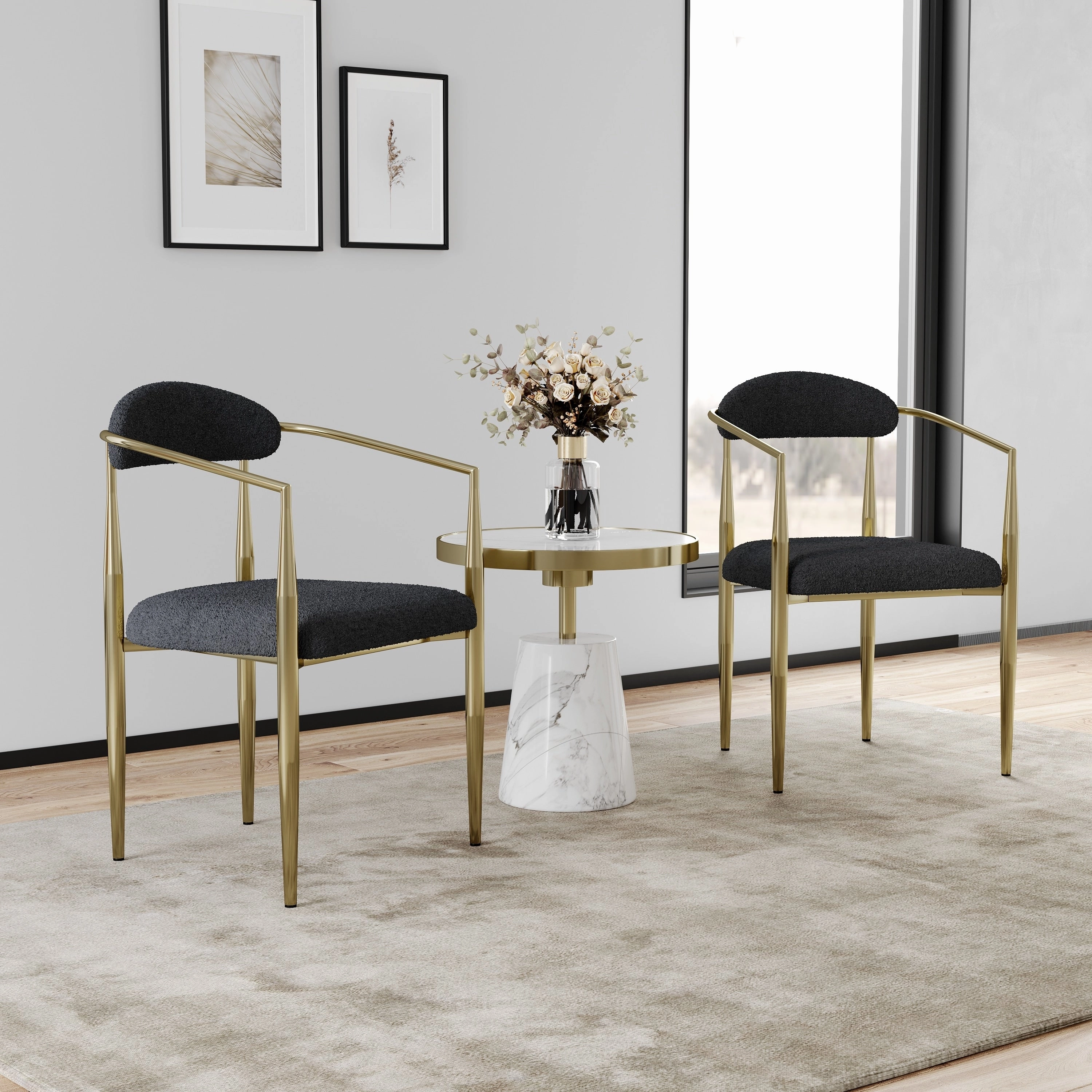 Stylish and Comfortable Dining Chairs with Elegant Design and Durable Construction