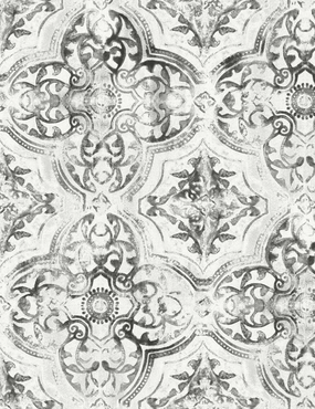 Turia Wallpaper. Black Swatch