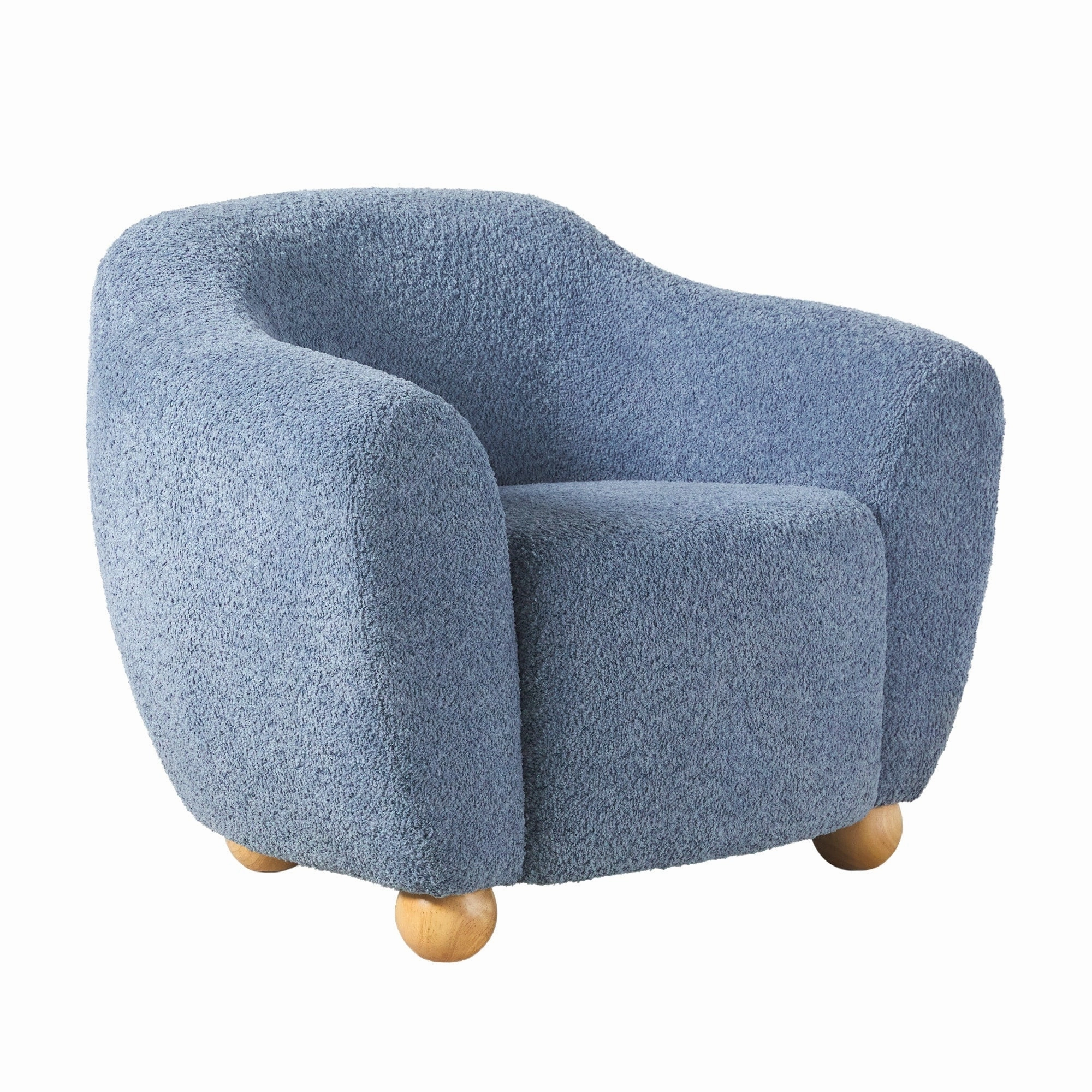 Walker Edison Contemporary Boucle Lounge Accent Chair