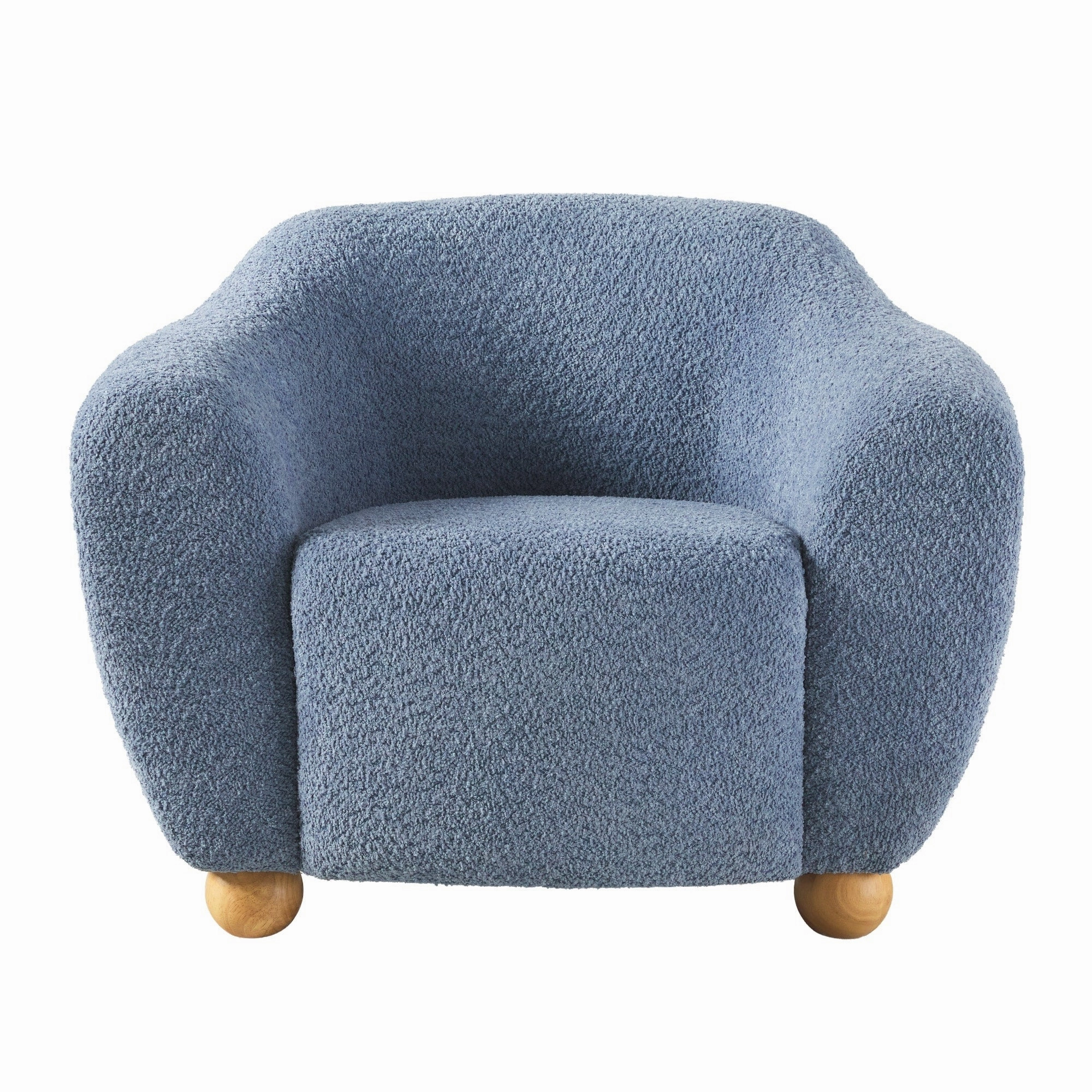 Walker Edison Contemporary Boucle Lounge Accent Chair