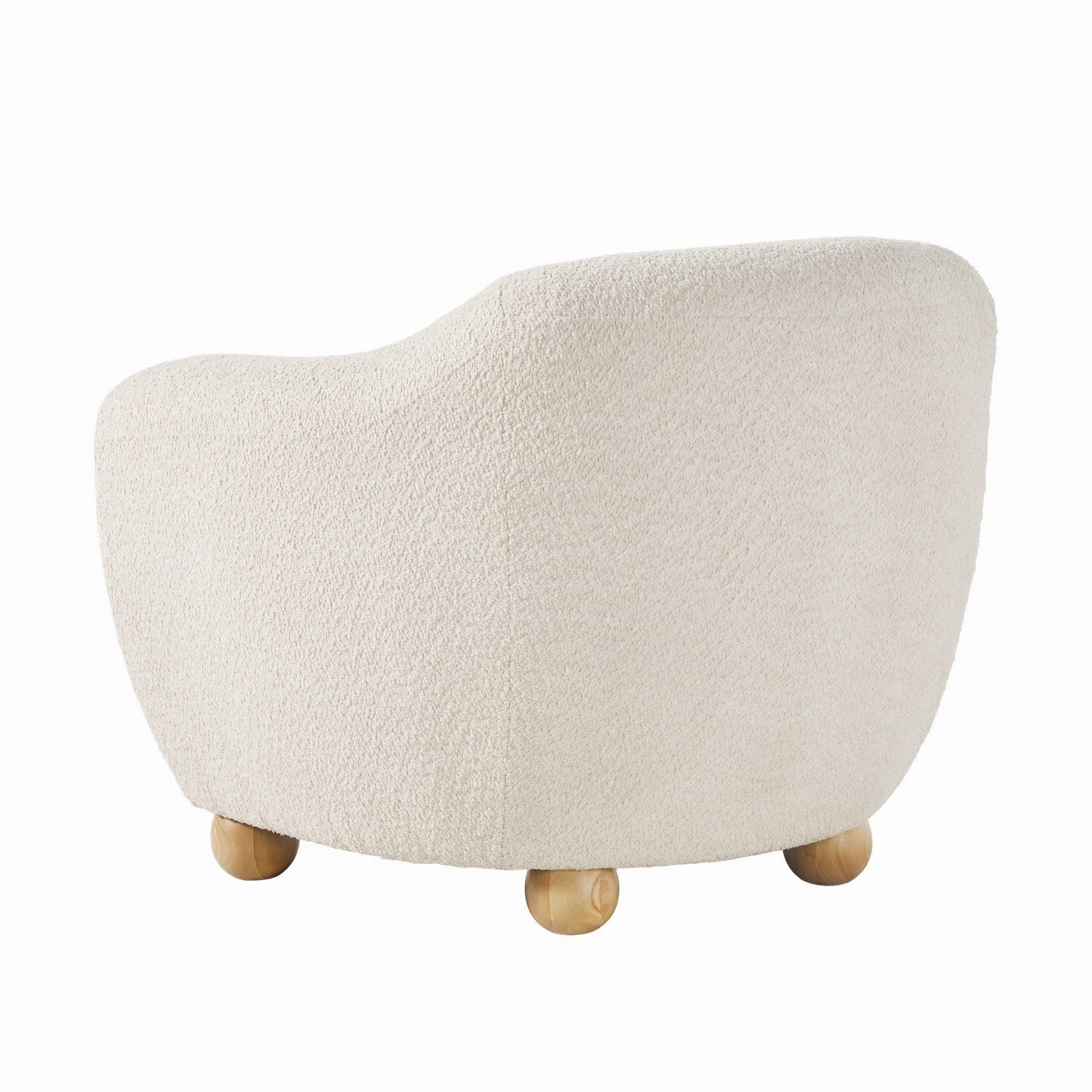Walker Edison Contemporary Boucle Lounge Accent Chair