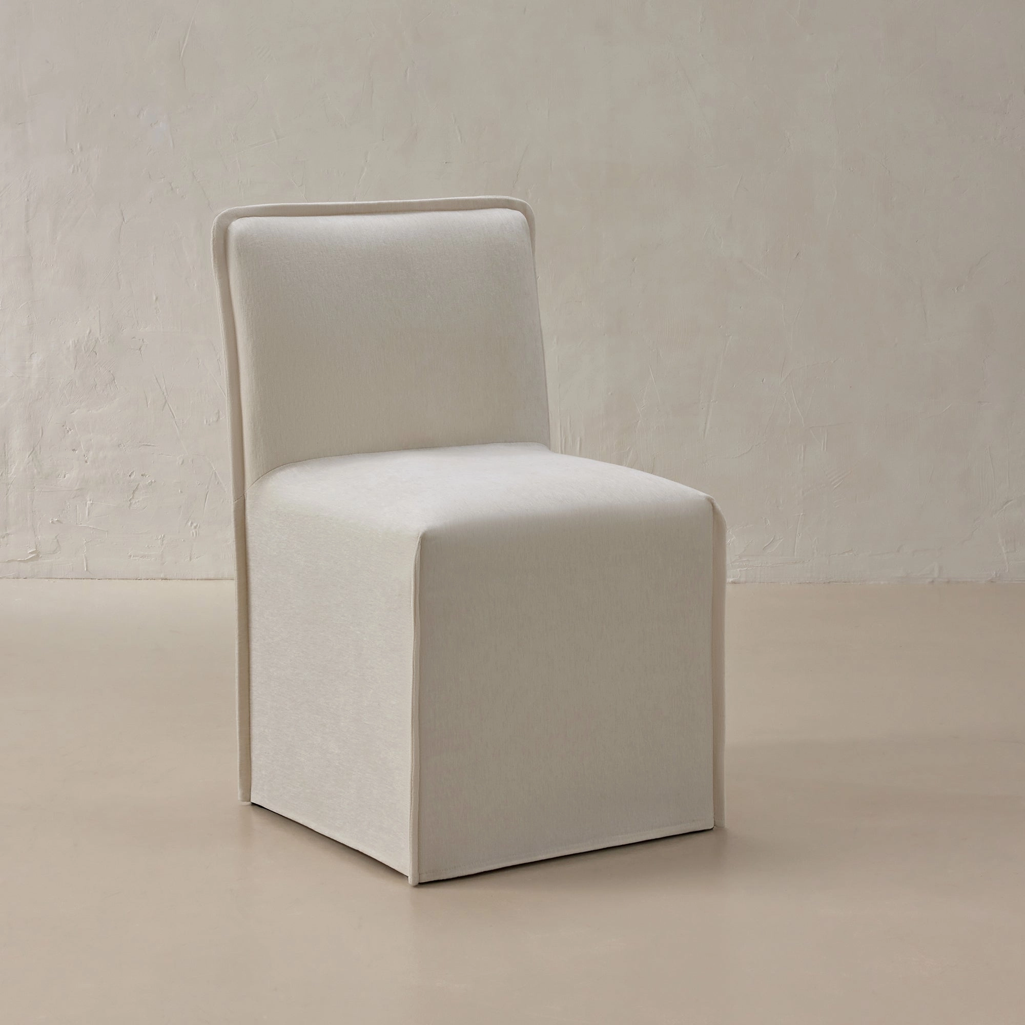Washable Upholstered Dining Chair | 15 Back Height in Coco