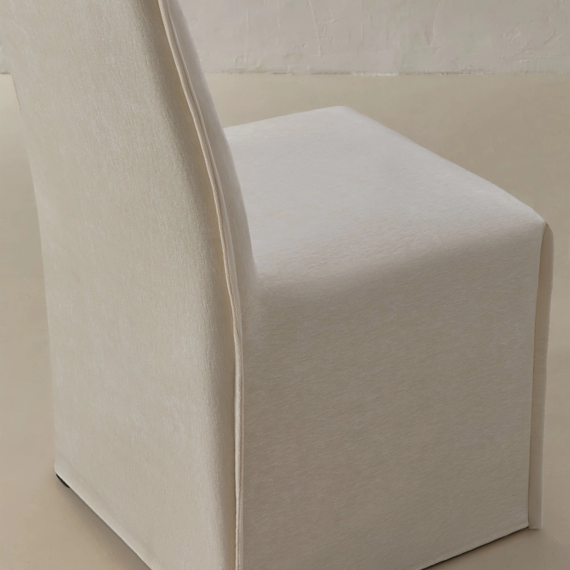 Washable Upholstered Dining Chair | 15 Back Height in Coco (Set of 2)