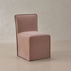 Washable Upholstered Dining Chair | 15 Back Height in Sakura