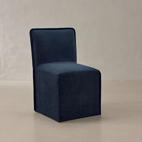 Washable Upholstered Dining Chair | 15 Back Height in Sumi