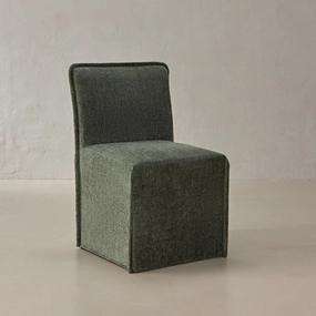 Washable Upholstered Dining Chair | 15 Back Height in Willow