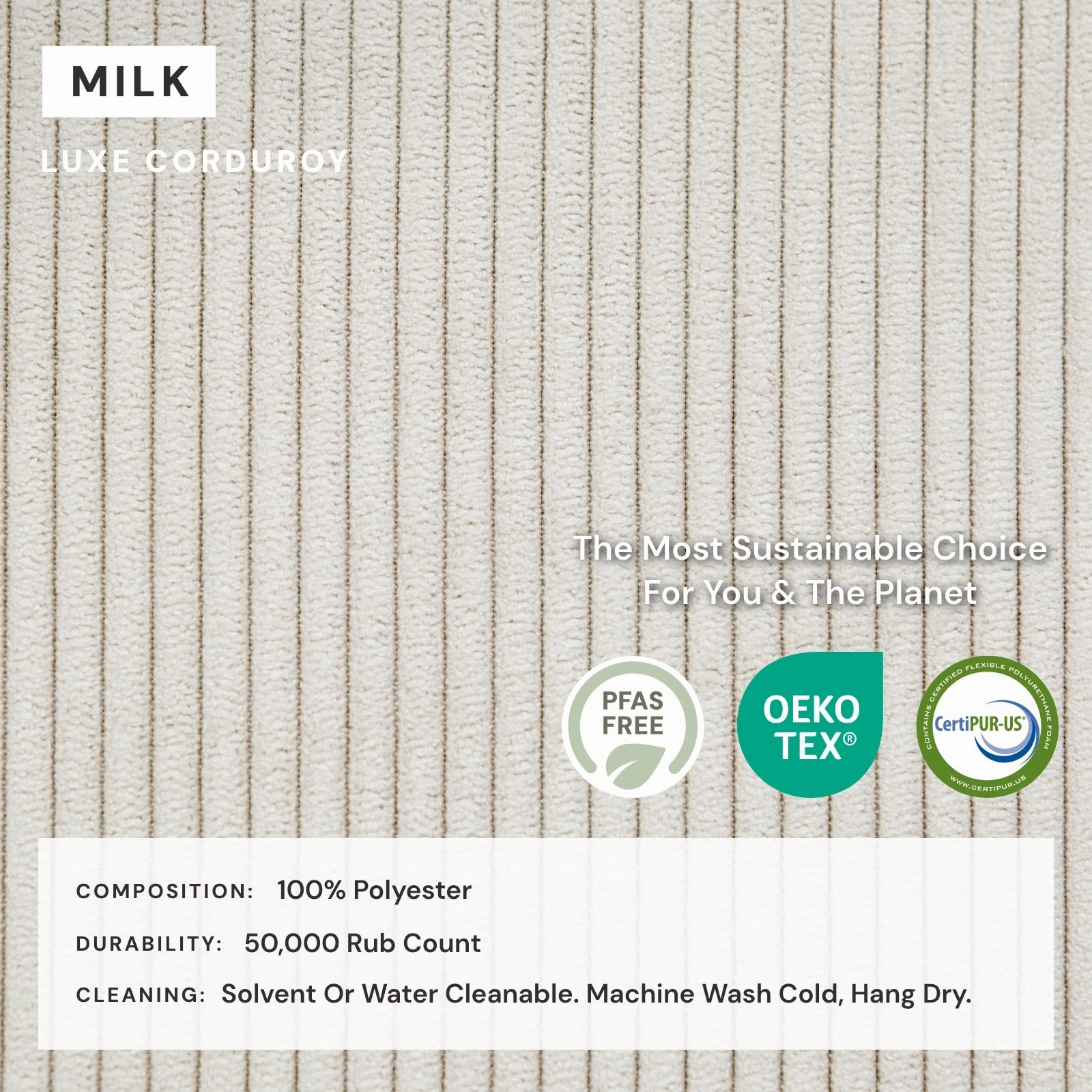 Washable Upholstered Dining Chair | 19 Back Height in Milk