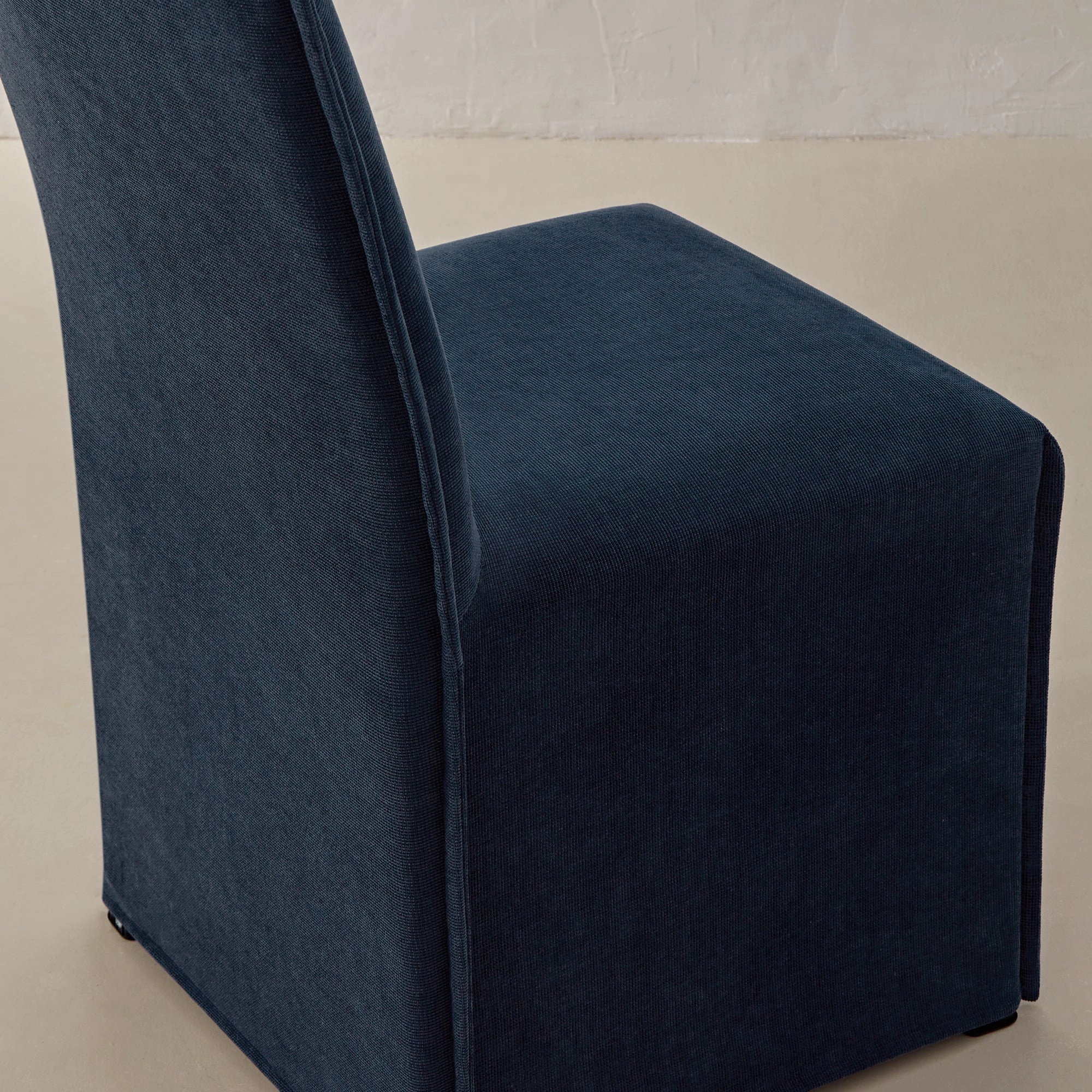 Washable Upholstered Dining Chair | 19 Back Height in Sumi (Set of 2)