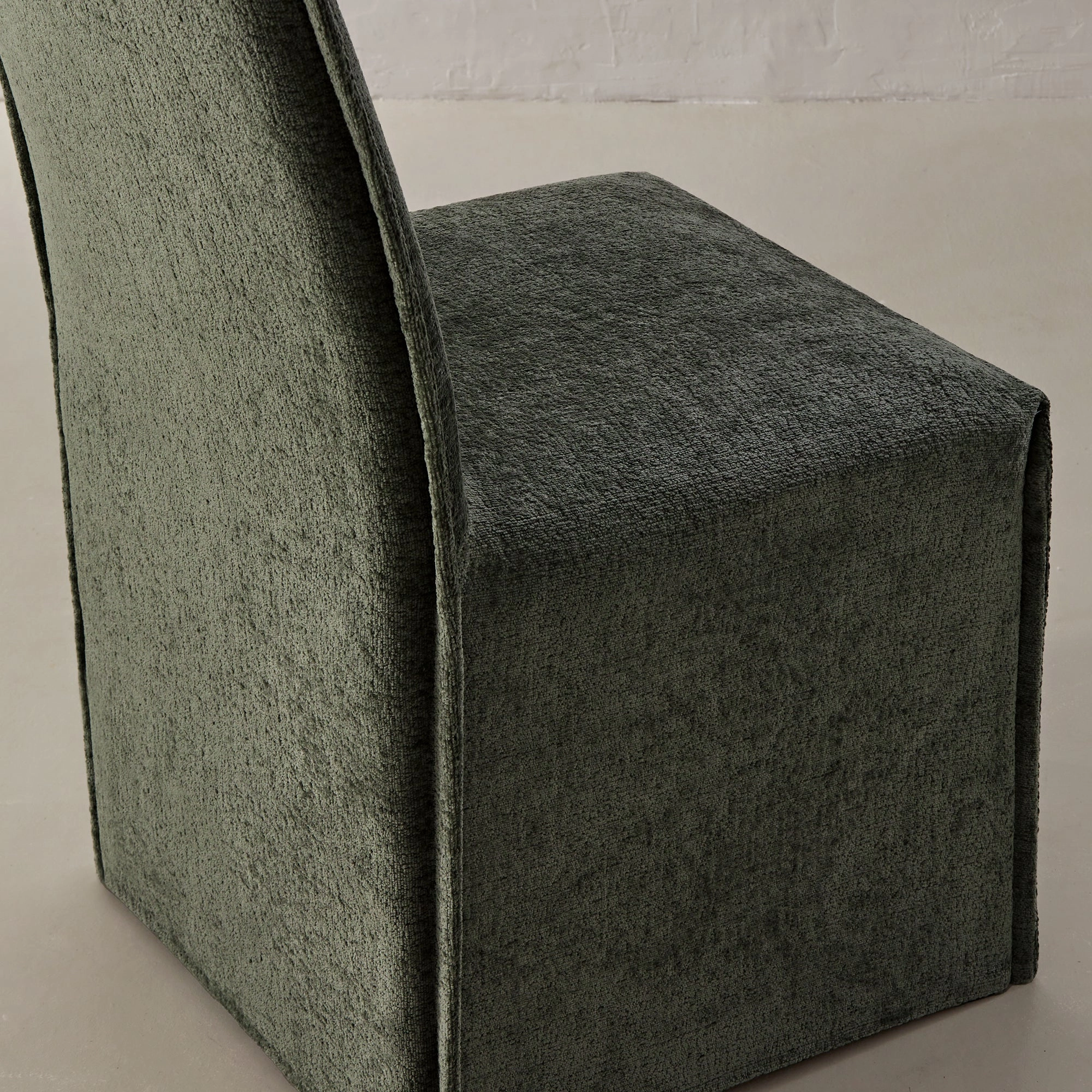 Washable Upholstered Dining Chair | 19 Back Height in Willow